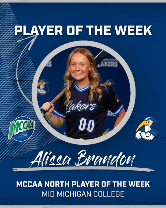 Alissa Brandon Named Softball Player of the Week