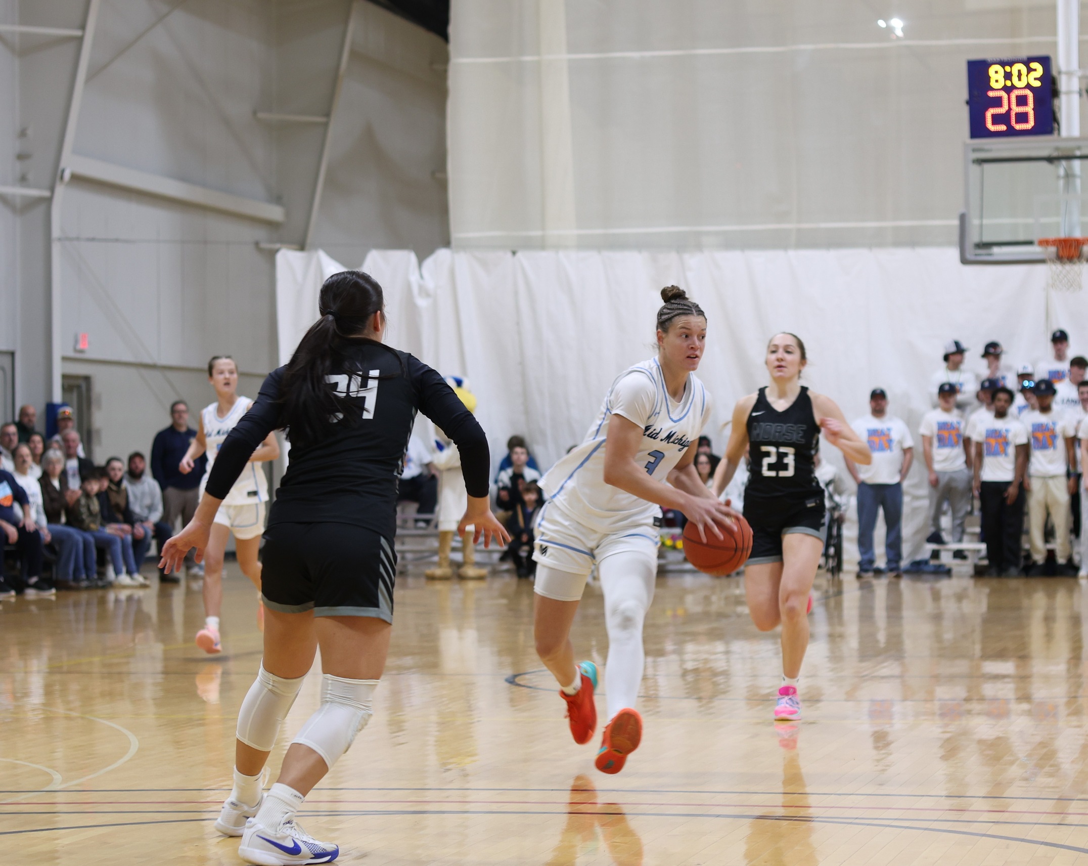 Mid Michigan Women Capture Outright Northern Conference Title in Front of Raucous Home Crowd