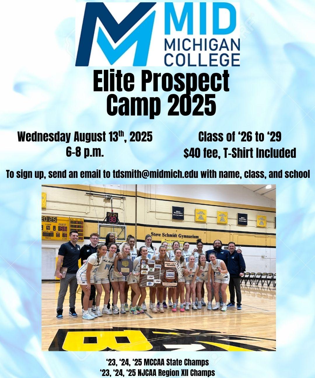 Women's Basketball Hosting Elite Camp on August 13th